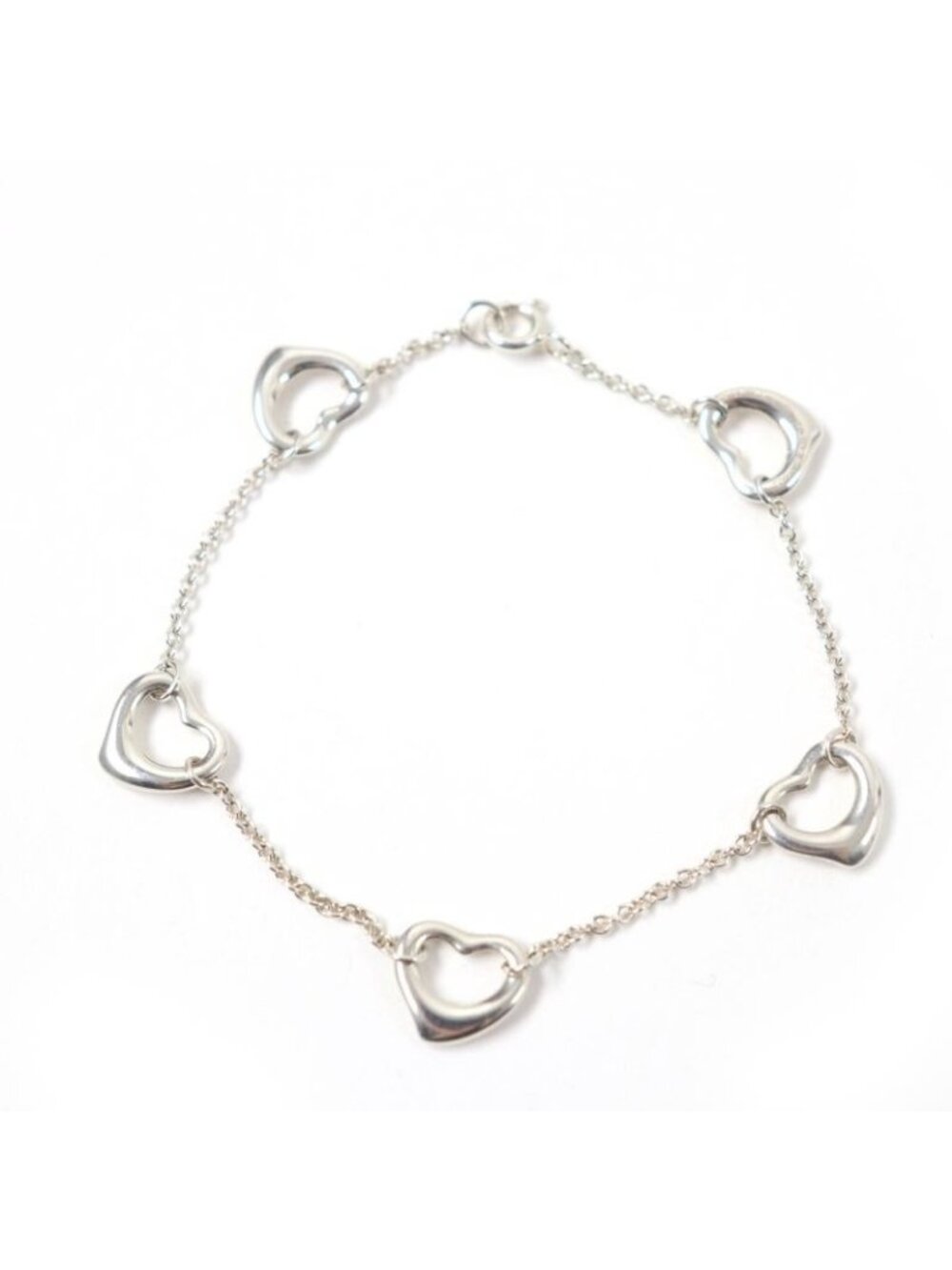 Tiffany & Co Open Heart 5p Bracelet Accessory SV 925 Silver